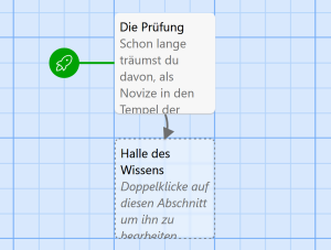 zwei Abschnitte